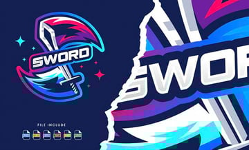 Sword Esport Logo Template