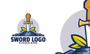 Sword logo template