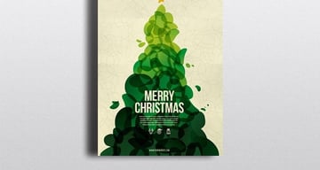 Cool Abstract Christmas Flyer
