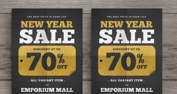 New Year Sale Flyer