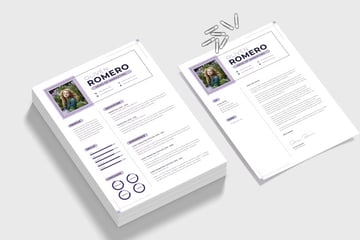 CV Infographic Resume Example