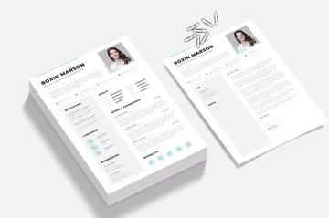 Modern Graphic Resume Template