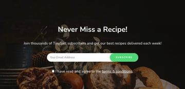 TinySalt is a personal food blog WordPress theme