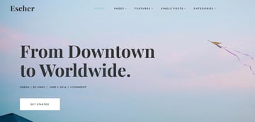 Escher is a blog theme