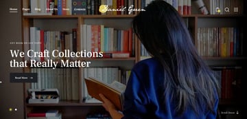 This is a blog theme for writers and journalists