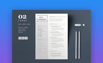 Anna is a resume template