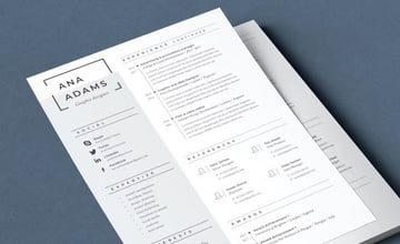 Anna is a resume template