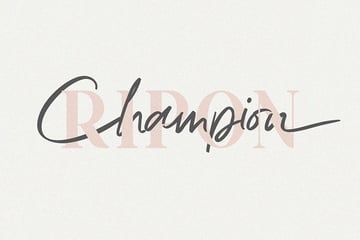 Ripon offers two fonts that go together.