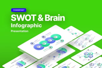 Infographics and SWOT template for PowerPoint