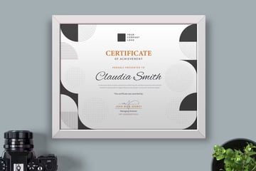 Cover Certificate / Diploma Template Pro 