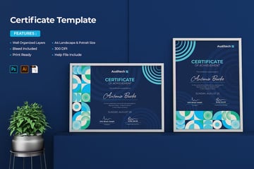 Certificate Template Design