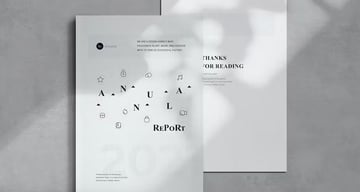 Black and White Annual Report