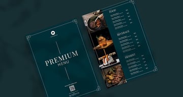 Premium Restaurant Menu Template