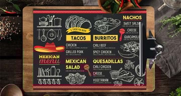Mexican Food Menu