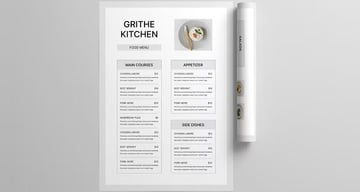 Food Menu Template
