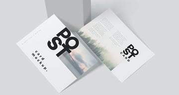 5x7 Postcard Template Mockups (PSD)