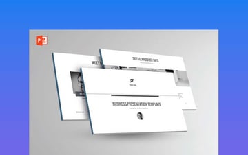BLACK & WHITE Multipurpose Powerpoint Template V25