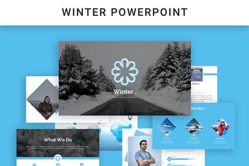 Winter PowerPoint template
