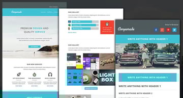 Corporate - Responsive Email Newsletter Templates