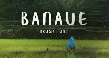 Banaue Handwritten Brush Font