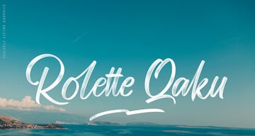 Rollete Qaku SVG & Regular font