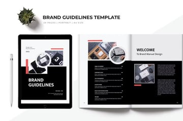 Brand guidelines is one of the best training manual templates