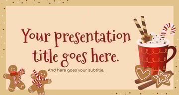 Gingerbread Christmas: A Free Template for the Holidays.