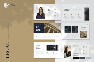 Legal Template can be used as a forensics slides template