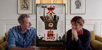 Wes Anderson movie poster: Isle of Dogs.