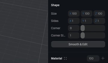 Click on the Smooth & Edit button.