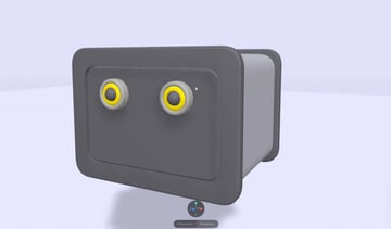 The eyes of the robot.