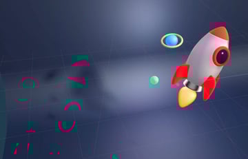 Blur effect in Spline.