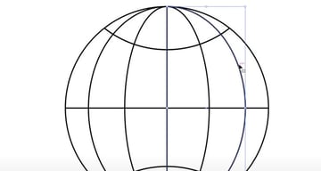 After Effects poster​: Use the Scissors Tool (C) to cut one of the paths.