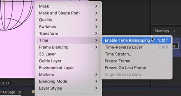 After Effects poster​: Enable Time Remapping.