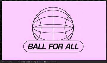 Adobe After Effects tutorial​: Ball and logo.