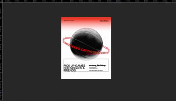 Adobe After Effects tutorial​: Poster before transition.