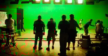 Image of movie production visual effects green screen from Envato Elements