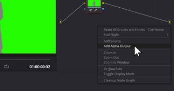 Right Click In Node And Choose Add Alpha Output