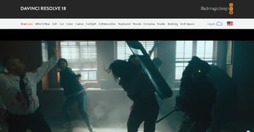DaVinci Resolve website thumbnail for article explaining on creating YouTube videos using AI.