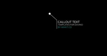 Three Heading Callout Thumbnail Image Featuring DaVinci Resolve Effects.