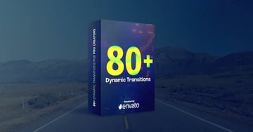 Screenshot of Dynamic Transitions Pack Featuring DaVinci Resolve Effects.