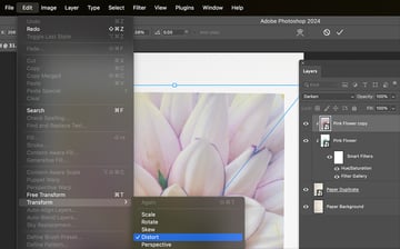 botanical gel print effect in photoshop