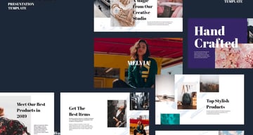 MELVIA - Creative Portfolio Powerpoint Template