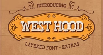West Hood Vintage Old West Fonts