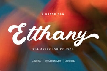 Etthany Hand Lettering Font Download