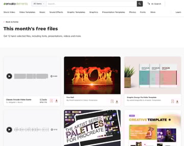 Free Envato Premium Templates