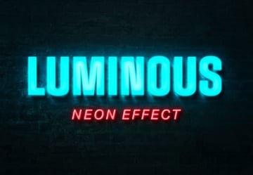 Luminous Neon Text Effect