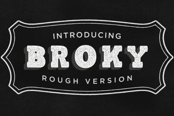 Broky Typeface