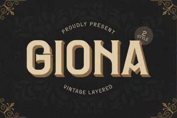 Classic Vintage Style Serif
