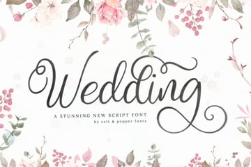 Wedding Script font